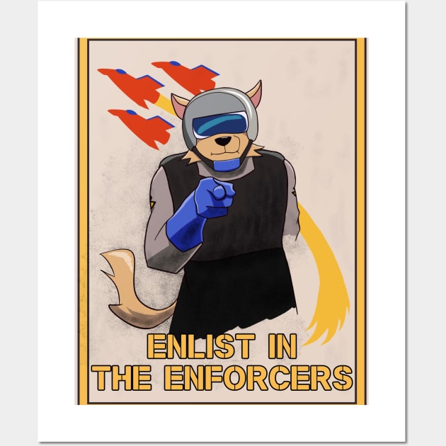 We want you for the Enforcers! Wall Art by RandomKooldude